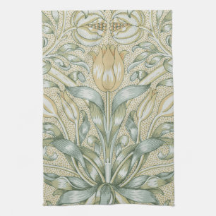 William Morris Lily and Pomegranate Flower Classic Tea Towel
