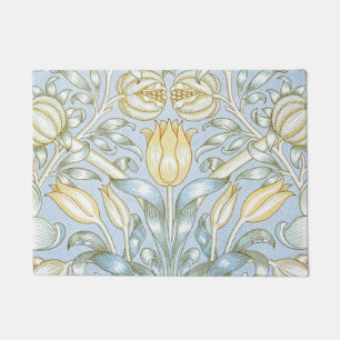 William Morris Lily and Pomegranate Flower Pattern Doormat