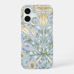 William Morris Lily and Pomegranate Flower Pattern iPhone 16 Case