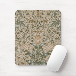 William Morris Lily and Pomegranate Flower Pattern Mouse Mat