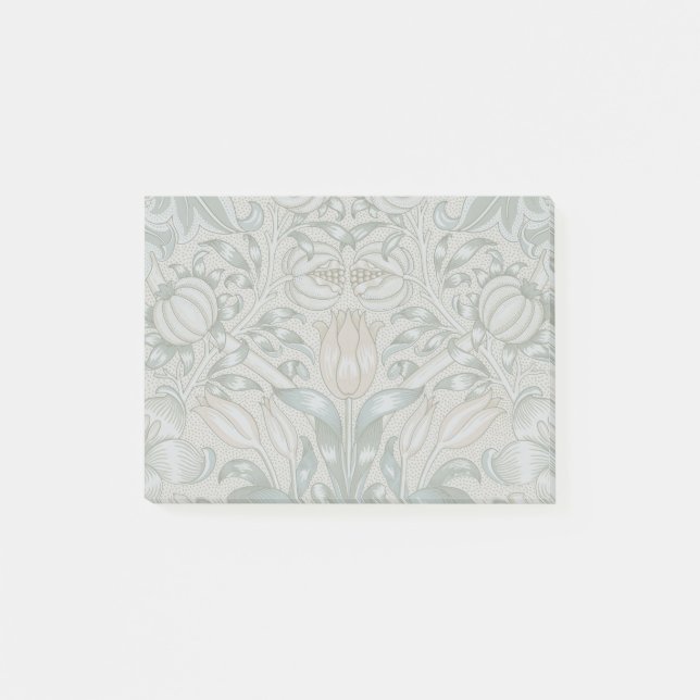 William Morris Lily and Pomegranate Flower Pattern Post-it Notes (Front)