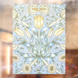 William Morris Lily and Pomegranate Flower Pattern Window Cling