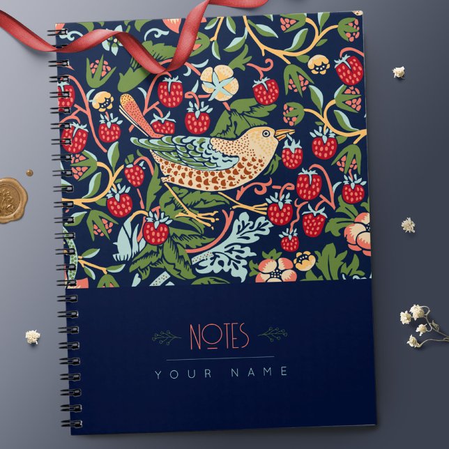 William Morris Lily Art Nouveau Floral Pattern Not Notebook (Creator Uploaded)