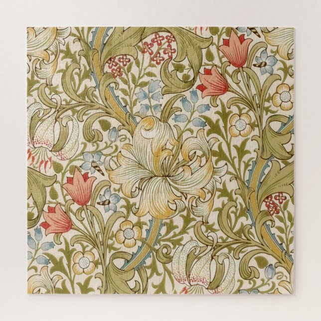 William Morris Lily Art Nouveau Jigsaw Puzzle (Vertical)