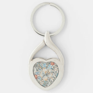 William Morris Lily Keychain