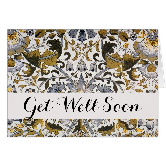 William Morris Lodden floral flower (Front Horizontal)