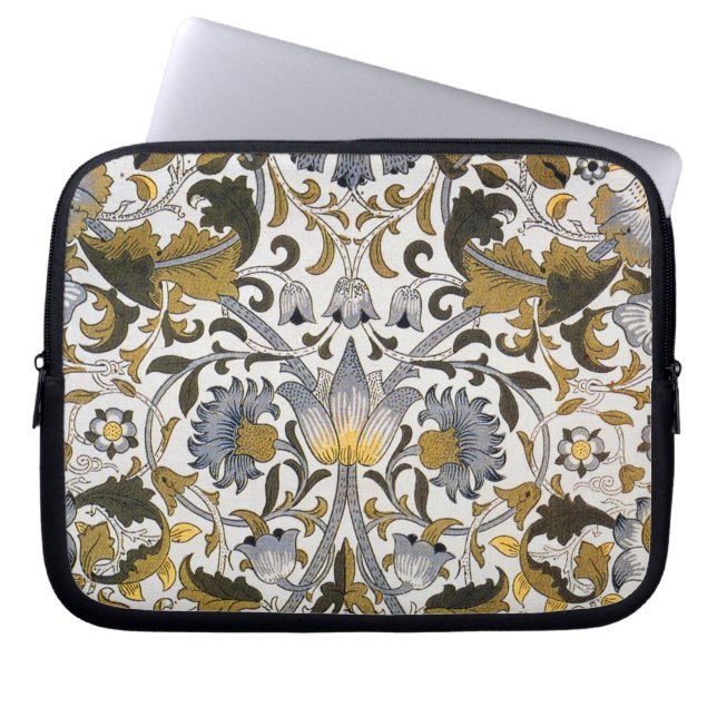 William Morris Lodden floral flower Laptop Sleeve (Front)