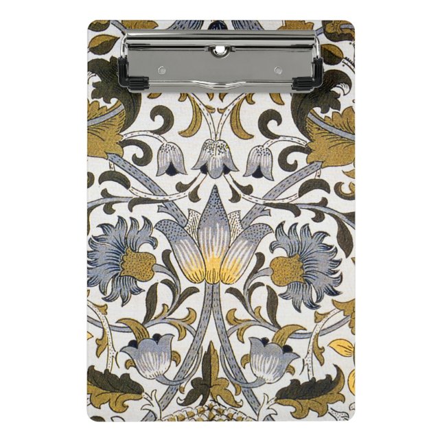 William Morris Lodden floral flower Mini Clipboard (Front)