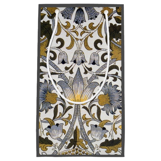 William Morris Lodden floral flower Small Gift Bag (Front)