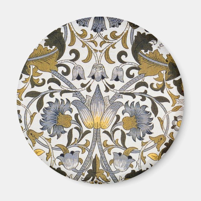 william morris lodden floral flower textile magnet (Front)
