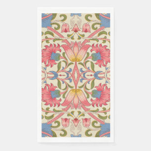 William Morris Lodden floral flower wallpaper Napkin