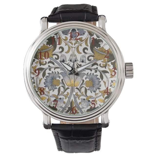 William Morris Lodden floral flower Watch (Front)