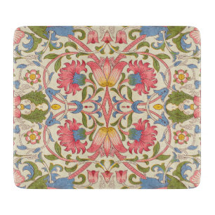 William Morris Lodden Floral Pattern Pastel Cutting Board