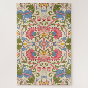 William Morris Lodden Floral Pattern Pastel Jigsaw Puzzle