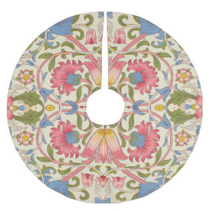 William Morris Lodden Spring Wallpaper Art  Brushed Polyester Tree Skirt