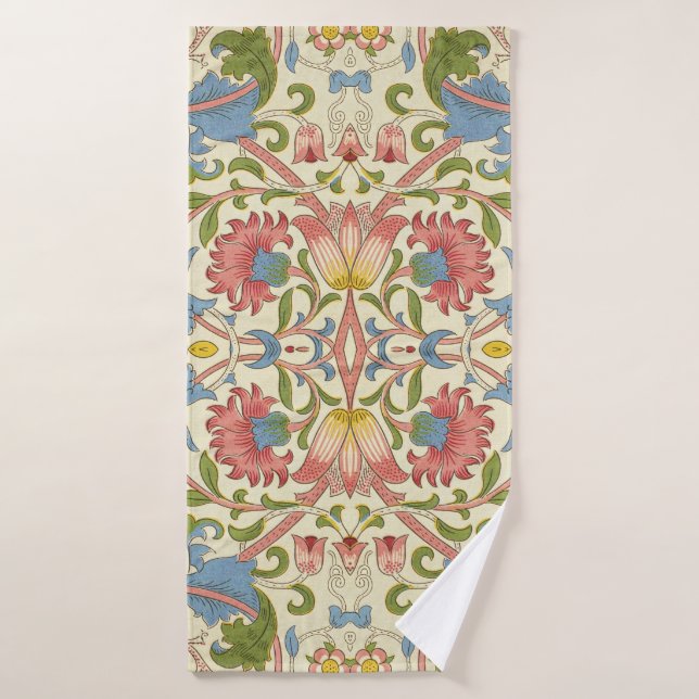 William Morris Loddon Blossom Floral Patterns Bath Towel Set (Bath Towel)
