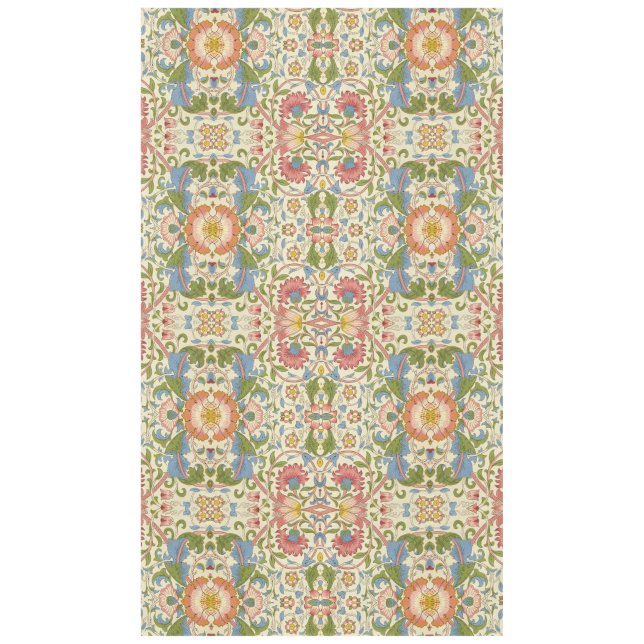 William Morris Loddon Blossom Floral Patterns Tablecloth (Front)
