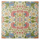 William Morris Loddon Blossom Floral Patterns Tile<br><div class="desc">William Morris' "Lodden" design is a captivating textile pattern that exemplifies the beauty of nature and intricate craftsmanship. It features a harmonious blend of stylised floral motifs and flowing organic forms. The pattern is chraacterised by its soft, symmetrical design, with a repetitive motif of stylised flowers and leaves intertwined in...</div>