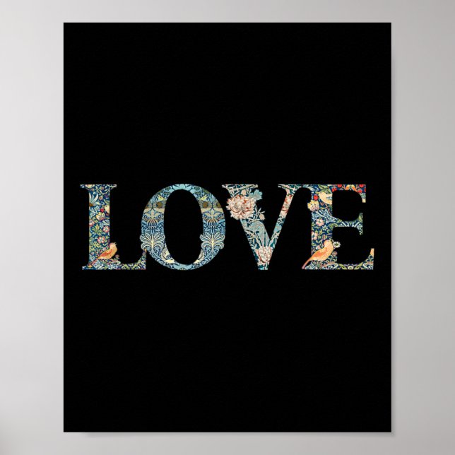 William Morris Love Design  Poster (Front)