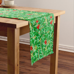 William Morris Lychee Tree Pattern, Light Green Medium Table Runner
