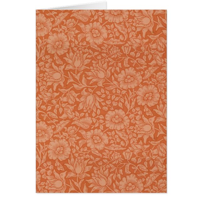 William Morris Mallow Floral Wallpaper Design (Front)