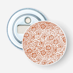 William Morris Mallow Floral Wallpaper Design Bottle Opener