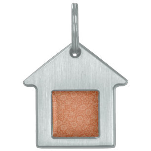 William Morris Mallow Floral Wallpaper Design Pet Tag