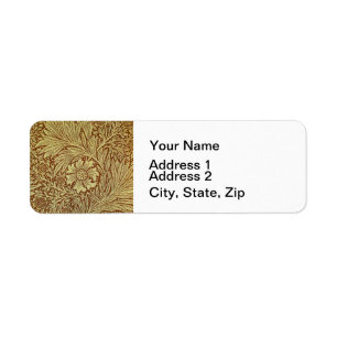 William Morris Marigold Antique Flower Pattern