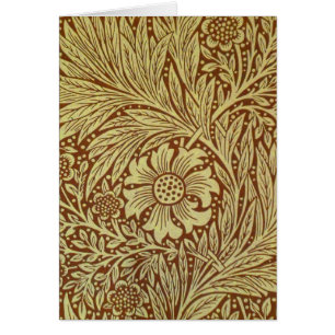 William Morris Marigold Antique Flower Pattern