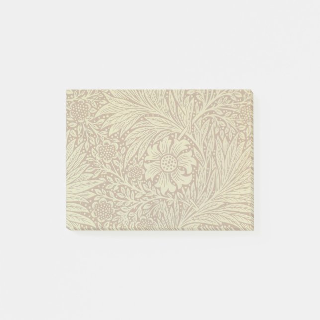 William Morris Marigold Antique Flower Pattern Post-it Notes (Front)