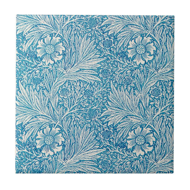 WILLIAM MORRIS "MARIGOLD" CERAMIC TILE (Front)