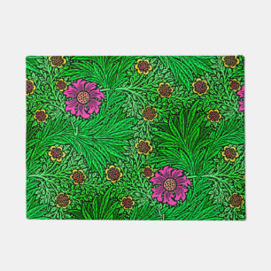 William Morris Marigold, Emerald Green & Fuchsia Doormat
