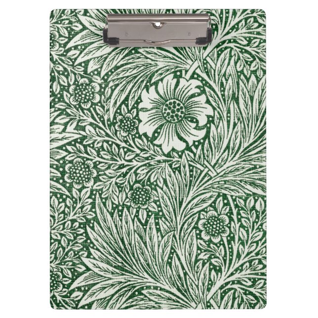william morris marigold green floral flower clipboard (Front)