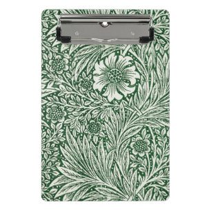 william morris marigold green floral flower mini clipboard