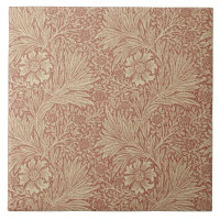 William Morris Marigold Repro Arts & Crafts Tile