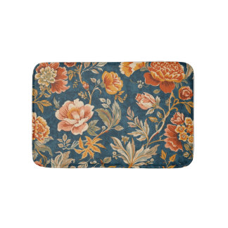 William Morris marigold Vintage floral  Bath Mat