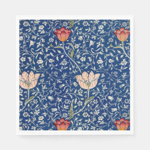 William Morris Medway Blue Floral  Napkin