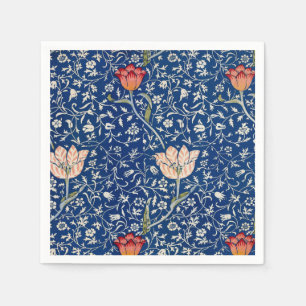 William Morris Medway Blue Floral Napkin