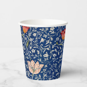 William Morris Medway Blue Floral Paper Cups
