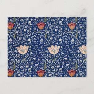 William Morris Medway Blue Floral Postcard