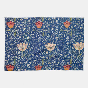 William Morris Medway Blue Floral  Tea Towel