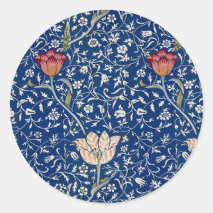 William Morris Medway Pattern Classic Round Sticker