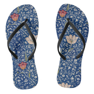 William Morris Medway Pattern Flip Flops