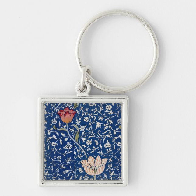 William Morris Medway Pattern Key Ring (Front)