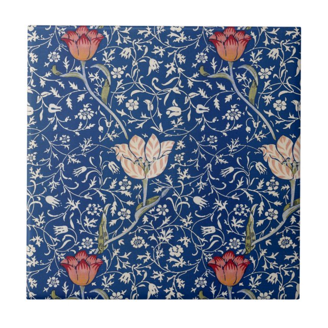 William Morris Medway Pattern Tile (Front)