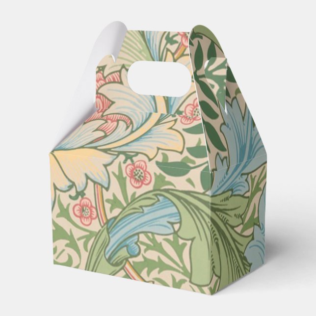 William Morris Myrtle Flower Floral Botanical Favour Box (Front Side)