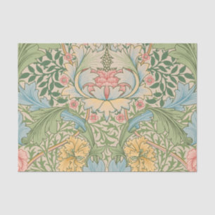 William Morris Myrtle Flower Floral Botanical Tissue Paper