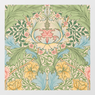 William Morris Myrtle Flower Floral Botanical Window Cling