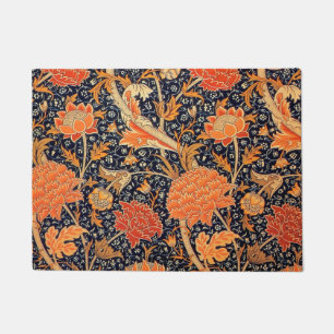 William Morris Orange Cray Doormat