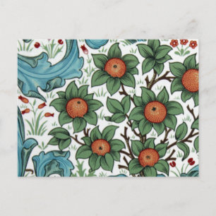 William Morris Orange orchard Postcard